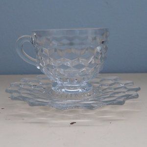 Fostoria Americana Cup and Saucer
